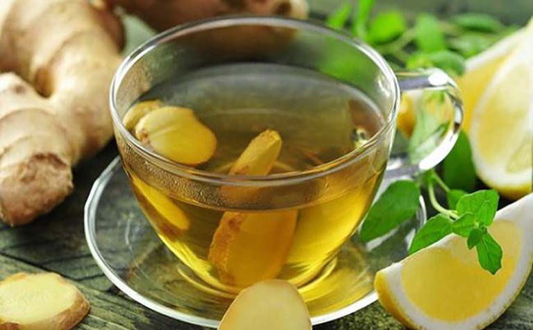 Uống trà gừng cải thiện tình trạng mẩn ngứa ngoài da