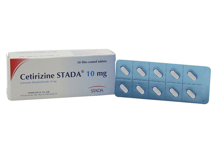 Thuốc chống dị ứng Cetirizin Stada