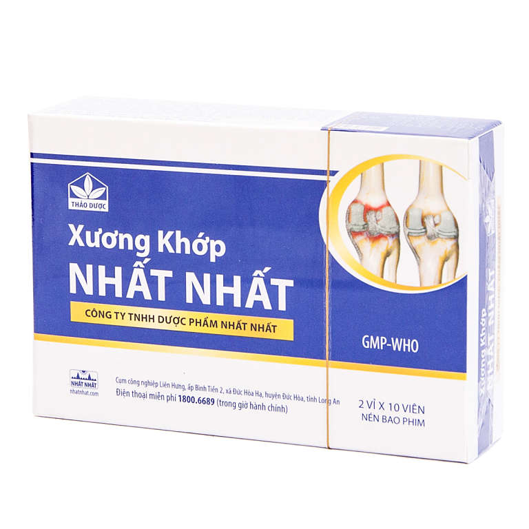 Thực phẩm chức năng Nhất Nhất hỗ trợ giảm đau, chống viêm