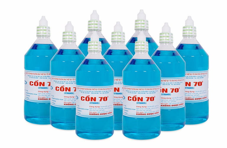 Cồn 70 là dung dịch sát khuẩn phổ biến hiện nay