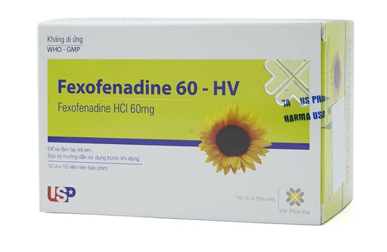 Thuốc trị mề đay Fexofenadine phù hợp dùng cho đối tượng trẻ nhỏ