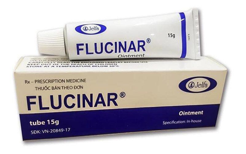 Kem bôi Flucinar chứa Corticosteroid